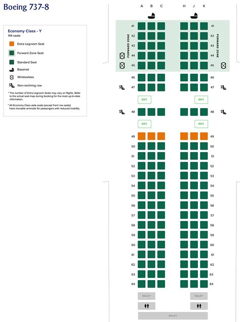 boeing 737 max 8 seat map singapore airlines